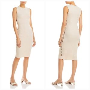 Cotton Citizen Capri Cut Out Tank Dress in Oatmeal Size XS NWT